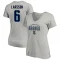 Women's Adam Larsson Name & Number Lockup T-Shirt - Gray