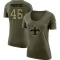 Women's Adam Prentice Legend Salute to Service Scoop Neck T-Shirt - Olive