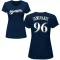 Women's Adam Seminaris Name & Number T-Shirt - Navy