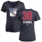 Women's Adam Sykora Name and Number Banner Wave V-Neck T-Shirt - Navy