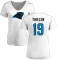 Women's Adam Thielen Name & Number Slim Fit T-Shirt - White