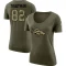 Women's Adam Trautman Legend Salute to Service Scoop Neck T-Shirt - Olive