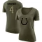 Women's Adam Vinatieri Legend Salute to Service Scoop Neck T-Shirt - Olive