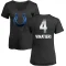 Women's Adam Vinatieri Midnight Mascot T-Shirt - Black