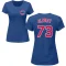 Women's Adbert Alzolay Name & Number T-Shirt - Royal