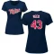 Women's Addison Reed Name & Number T-Shirt - Navy