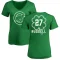 Women's Addison Russell Dubliner Name & Number V-Neck T-ShirtKelly - Green