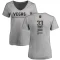 Women's Adin Hill Backer Slim Fit V-Neck T-Shirt - Heathered Gray