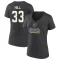 Women's Adin Hill Heather 2023 Western Conference Champions V-Neck T-Shirt - Charcoal