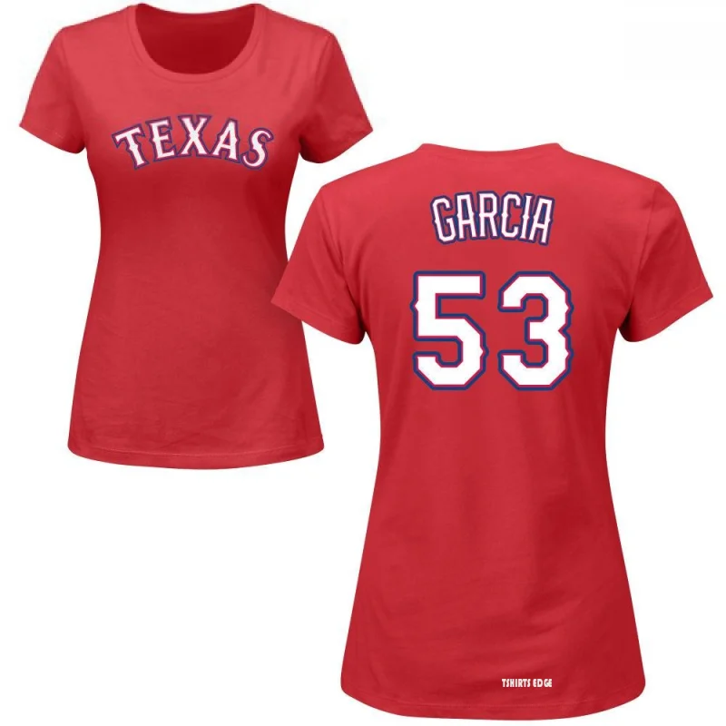 Adolis Garcia Name & Number T-Shirt - Red - Tshirtsedge