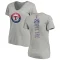 Women's Adrian Beltre Backer Slim Fit T-Shirt - Ash