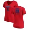 Women's Adrian Beltre RBI Slim Fit V-Neck T-Shirt - Red