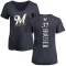 Women's Adrian Houser Backer Slim Fit T-Shirt - Navy