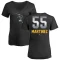 Women's Adrian Martinez Midnight Mascot V-Neck T-Shirt - Black