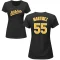 Women's Adrian Martinez Name & Number T-Shirt - Black