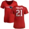 Women's Adrian Phillips Name & Number Slim Fit T-Shirt - Red