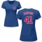 Women's Adrian Sampson Name & Number T-Shirt - Royal