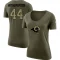 Women's Ahkello Witherspoon Legend Salute to Service Scoop Neck T-Shirt - Olive