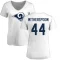 Women's Ahkello Witherspoon Name & Number Slim Fit T-Shirt - White