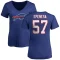 Women's AJ Epenesa Name & Number Slim Fit T-Shirt - Royal