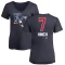 Women's A.j. Hinch Name and Number Banner Wave V-Neck T-Shirt - Navy