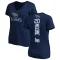 Women's A.J. Moore Jr. Backer Slim Fit T-Shirt - Navy