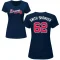 Women's AJ Smith-Shawver Name & Number T-Shirt - Navy