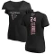 Women's A.J. Terrell Backer Slim Fit T-Shirt - Black