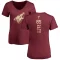 Women's Aku Raty One Color Backer T-Shirt - Maroon