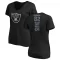 Women's Al Davis Backer Slim Fit T-Shirt - Black