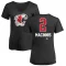 Women's Al MacInnis Name and Number Banner Wave V-Neck T-Shirt - Black