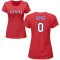 Women's Al Oliver Name & Number T-Shirt - Red