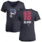 Women's Al Oliver Name and Number Banner Wave V-Neck T-Shirt - Navy