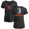 Women's Alan Trammell Midnight Mascot V-Neck T-Shirt - Black