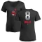 Women's Albert Belle Midnight Mascot V-Neck T-Shirt - Black