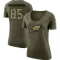 Women's Albert Okwuegbunam Legend Salute to Service Scoop Neck T-Shirt - Olive