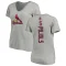 Women's Albert Pujols Backer Slim Fit T-Shirt - Ash