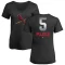 Women's Albert Pujols Midnight Mascot V-Neck T-Shirt - Black