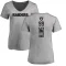 Women's Aldon Smith Backer V-Neck T-Shirt - Ash