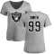 Women's Aldon Smith Name & Number Slim Fit T-Shirt - Ash