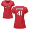 Women's Alec Burleson Name & Number T-Shirt - Red