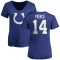 Women's Alec Pierce Name & Number Slim Fit T-Shirt - Royal