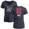 Women's Aledmys Diaz Name and Number Banner Wave V-Neck T-Shirt - Navy