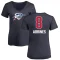 Women's Alex Abrines Name and Number Banner Wave V-Neck T-Shirt - Navy