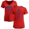 Women's Alex Belzile One Color Backer T-Shirt - Red