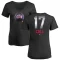 Women's Alex Call Midnight Mascot V-Neck T-Shirt - Black