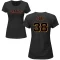 Women's Alex Cobb Name & Number T-Shirt - Black