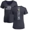 Women's Alex Collins Backer Slim Fit T-Shirt - Navy