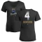 Women's Alex Gordon Midnight Mascot V-Neck T-Shirt - Black