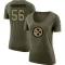 Women's Alex Highsmith Legend Salute to Service Scoop Neck T-Shirt - Olive